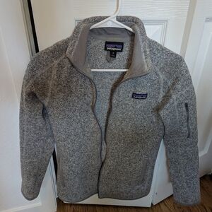 Patagonia Heather Gray Fleece Jacket